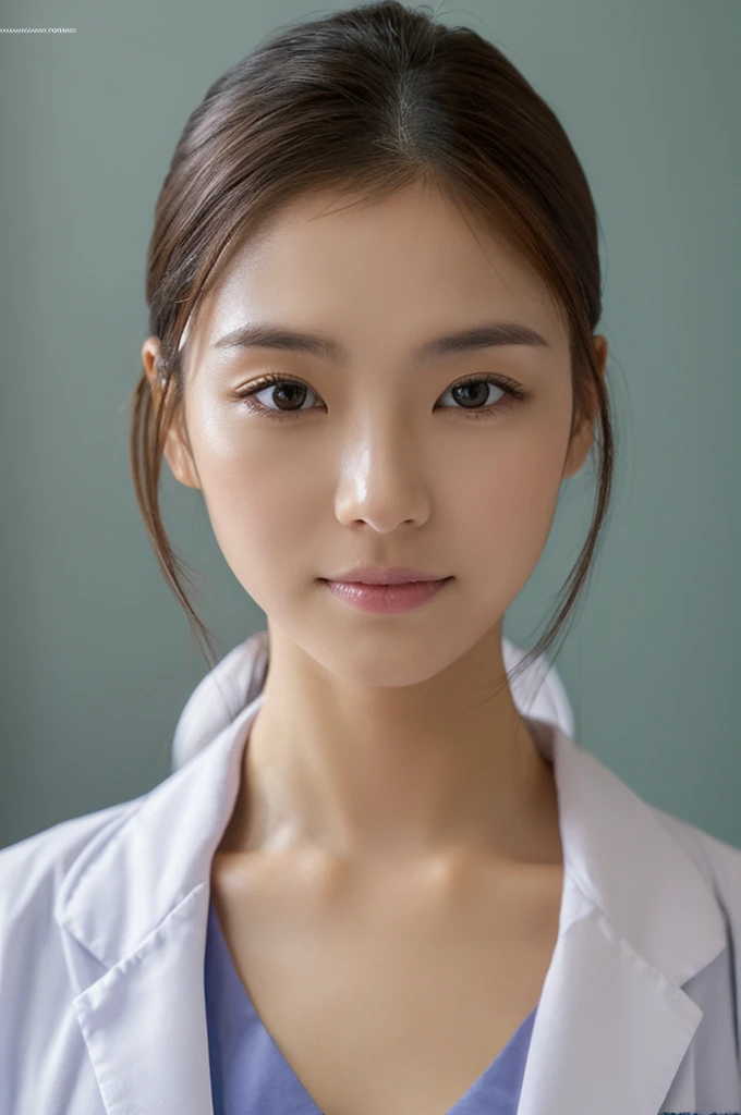 ((Highest quality)), ((masterpiece)), (detailed),Perfect Face,Japanese,Female doctor,White
