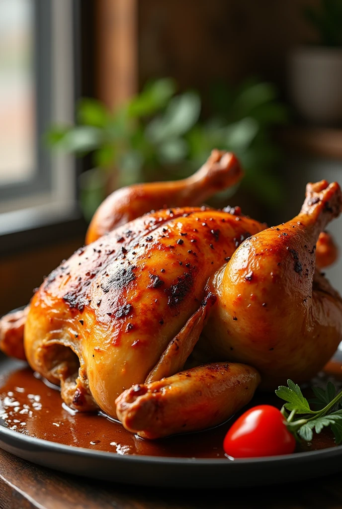 promotional image for a roast chicken store