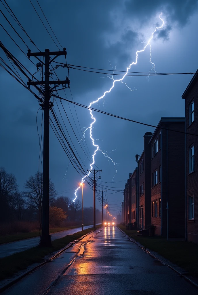 image of a frankline type lightning protection system in a building