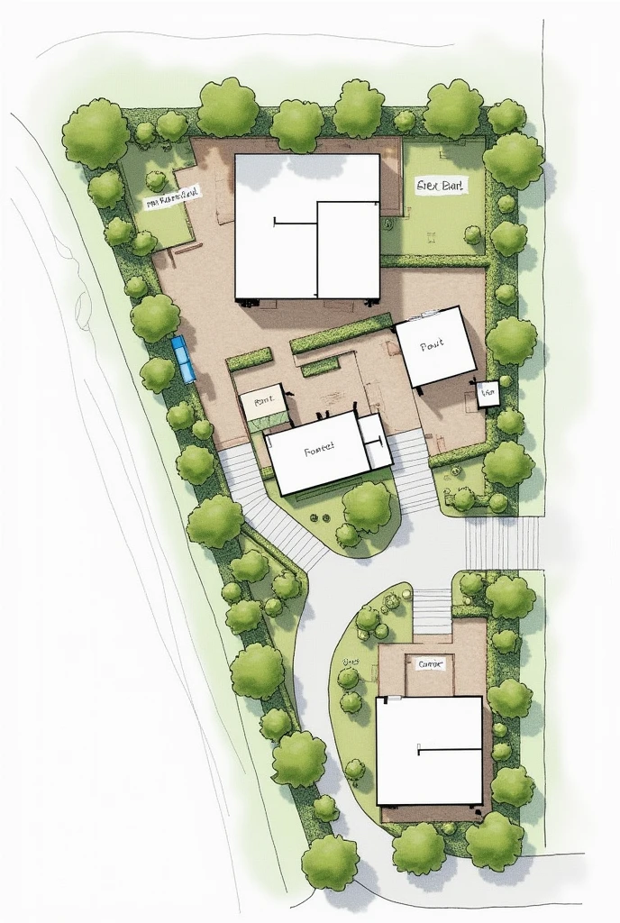 2d plan of an inclusive school
