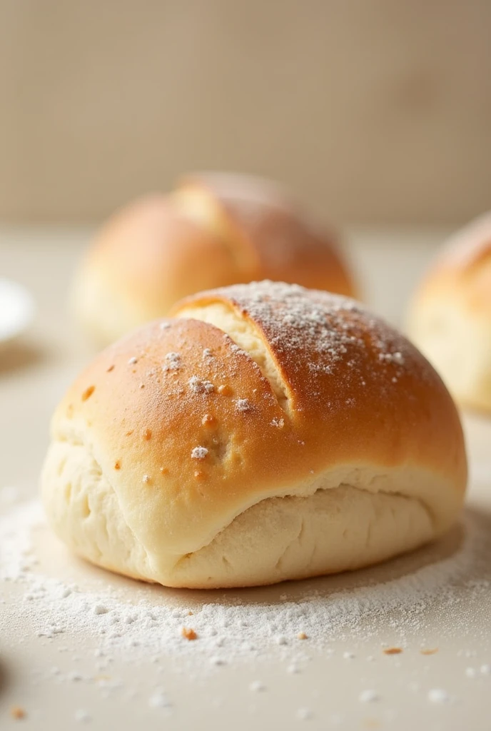 Create a small milk bread roll