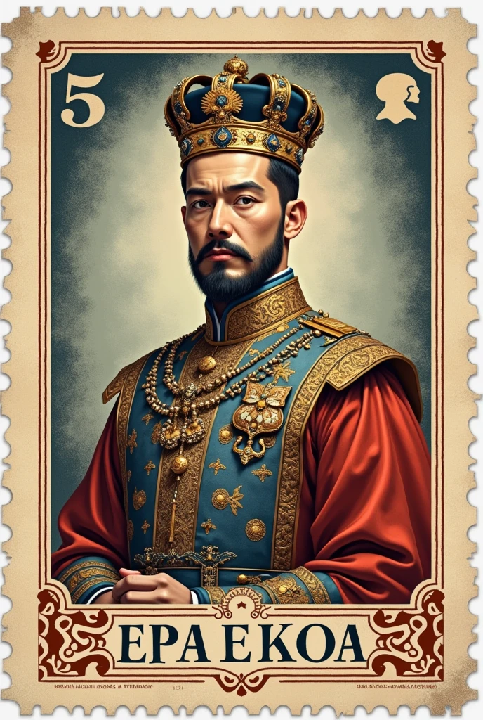 Vntage emperor related vintage stamp for latter