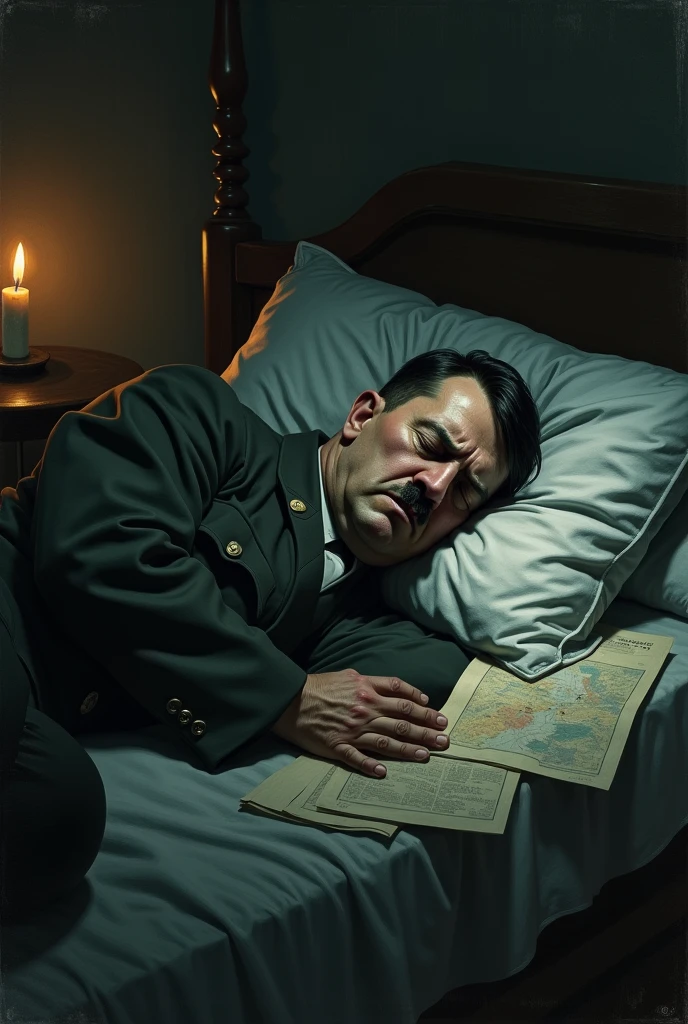 Hitler sleeping