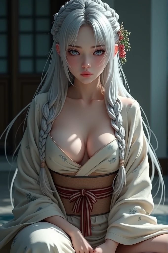 morning,(Early morning),(day:1.8),(white theme,),in summer,onsen,(nature:1.9),1girl,very long hair,grin,sexy,unaligned breasts, dynamic angle,dynamic pose,outdoors,chinese style architecture,
(raw photo:1.2), (photorealistic:1.4), absurdres, incredibly absurdres, huge filesize , ultra-detailed, highres, extremely detailed,best quality ,masterpiece, illustration, an extremely delicate and beautiful, extremely detailed ,CG ,unity ,8k wallpaper, Amazing, finely detail, masterpiece,best quality, pureerosface_v1,ulzzang-6500-v1.1, --auto --s2