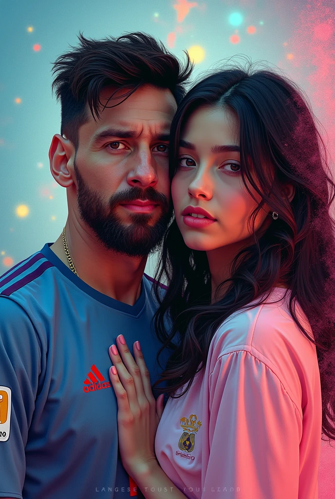 Messi con Madison beer