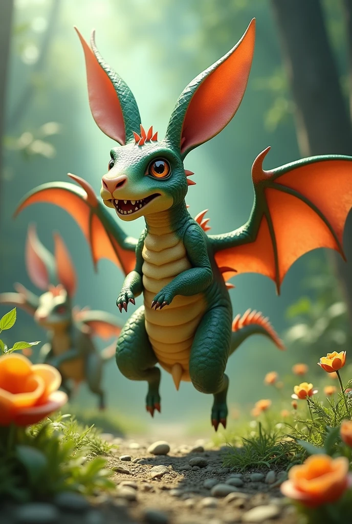 Dragon rabbits with cow udders