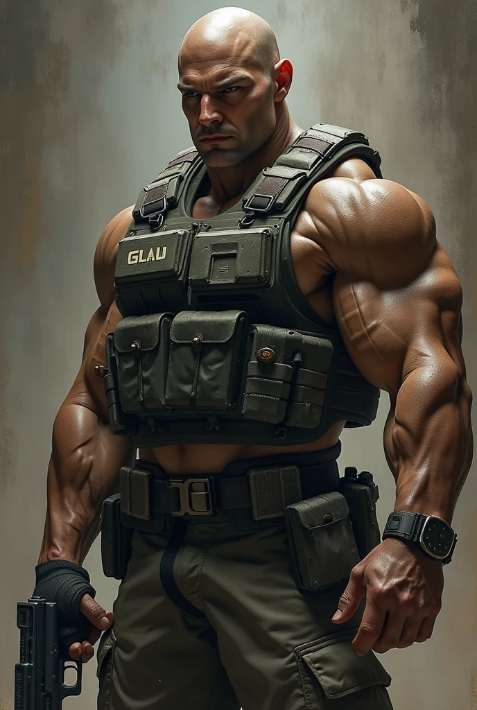 character height, blode air, muscleman, with HK USP