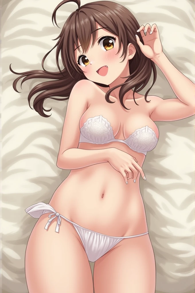 18+ girl without underwear anime