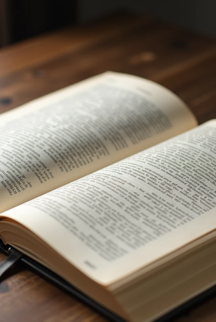 Image of an open book with a highlighted page: It represents the idea of a document that contains valuable and organized information..
