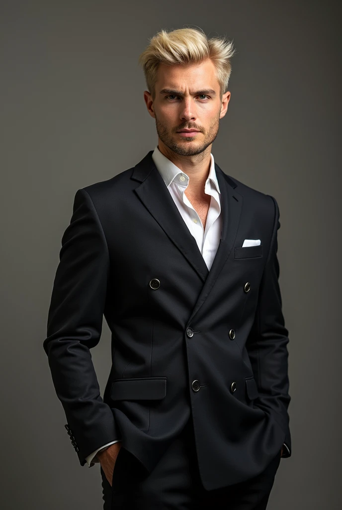 Tall Man, BLONDE AND ELEGANT HAIR