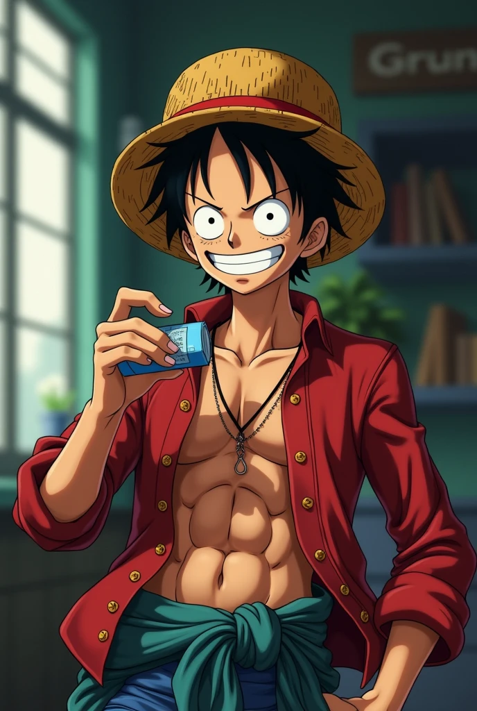 luffy using drugs