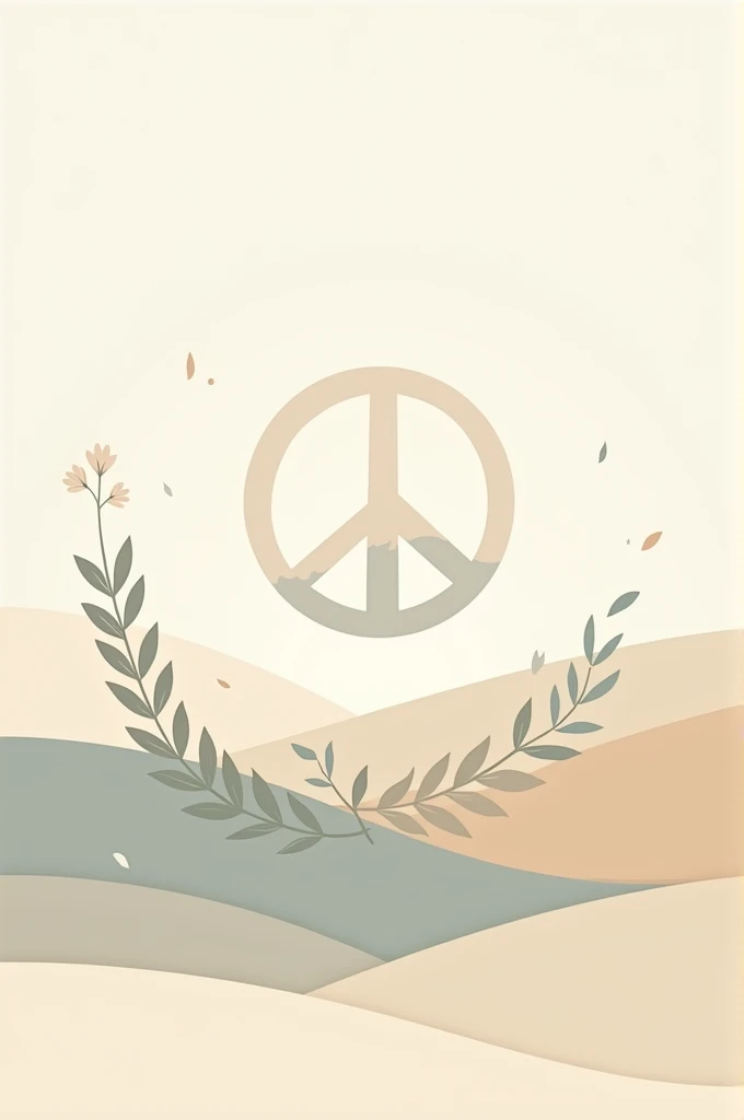 Create a graphic design about peace