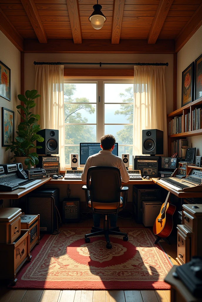 Music bedroom studio
