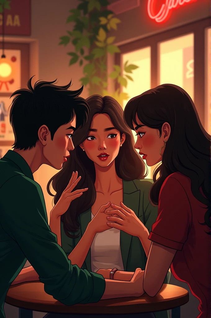 3 people gossiping