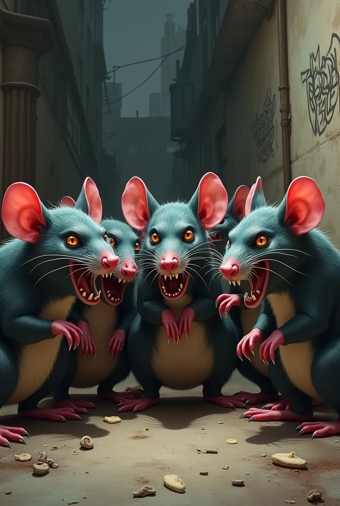 5 racist rats

 
