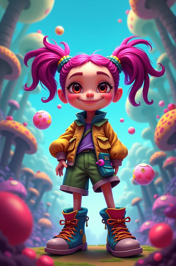 Make a fanart of Franzie from the video game psyconauts 2