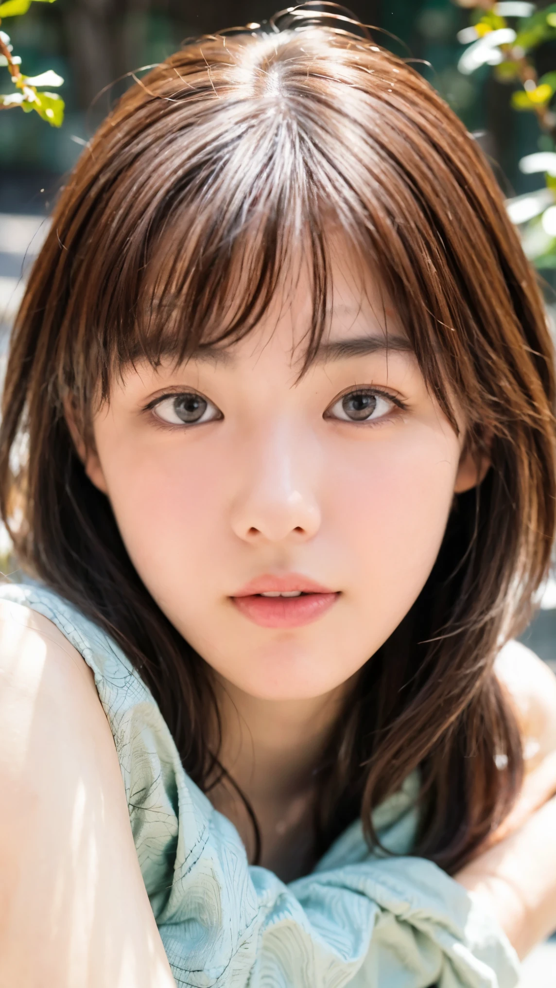 Everything modern:1.66, Cute Japanese Women Photos, smile, 20-year-old, Oil and hair palm for one-length straight hair:1.55, (photo Realistic:1.4), (hyper Realistic:1.4), (Realistic:1.3), (Smoother lighting:1.05), (Improving the quality of cinema lighting:0.9), 32K, 1 girl,20-year-oldの女の子, Realistic lighting, Backlight, The light shines on your face, Ray Tracing, (Bright light:1.2), (Improvement of quality:1.4), (Highest quality Realistic textured skin:1.4), fine grain, Detailed face,(smile:0), (Emphasis on face close-up:1.3), (Enhances the beauty of skin texture:1.1),((Extremely precise and accurate anatomy:1.0)), (Enhances the beauty of skin texture:1.1), Clean and glowing skin, mesh, thin:1.2, (Realistic:1.3), Realisticなライティング, (Smoother lighting:1.05), 32K, One Japanese woman, fine grain, Detailed face, (Film Grain:1.1),(Accentuates body lines:1.1), High resolution, Natural look, Kind eyes, Improves hair quality, Delicate light and shadow, Transparent muscles, Graceful pose, Beautiful Eyes, Sharp details, Soft light reflection, Beautiful contours, Delicate skin tone, Fine hair texture,Cute Japanese Women Photos,