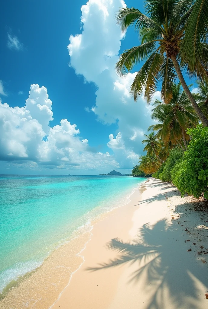 A beautiful tropical beach