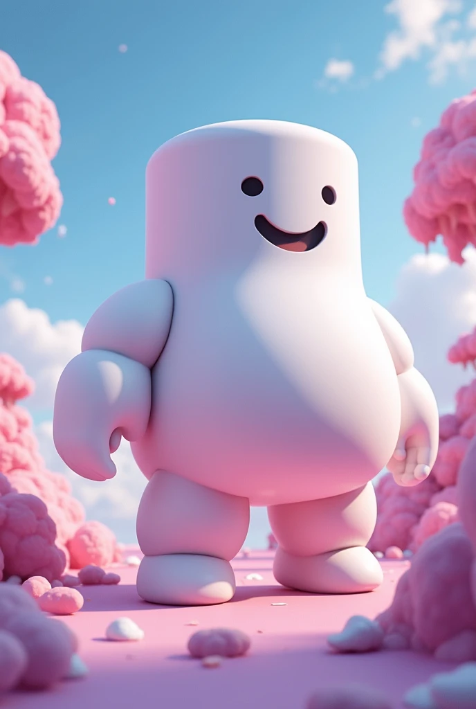 The Fortnite skin called Marshmallow but unchanged