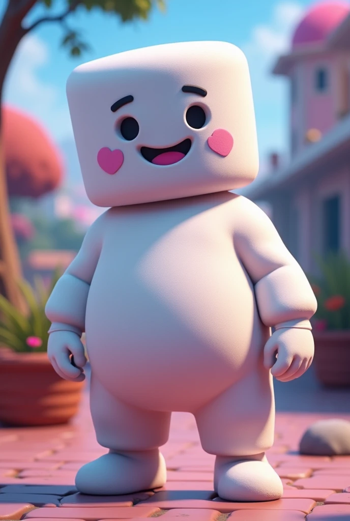 Der Fortnite Skin namens Marshmallow aus Fortnite im Fortnite Stil in der Fortnite Version 