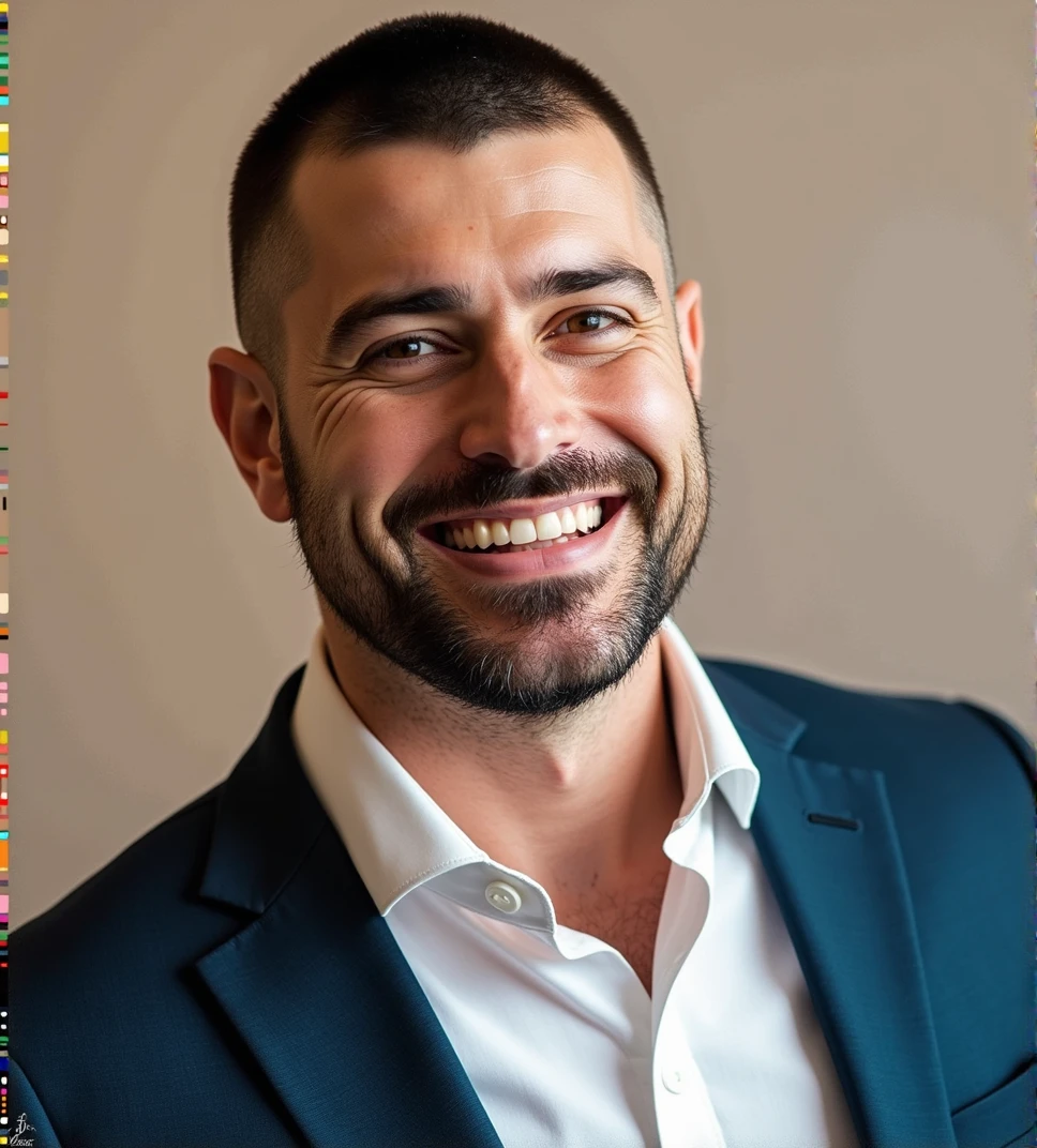 man smiling