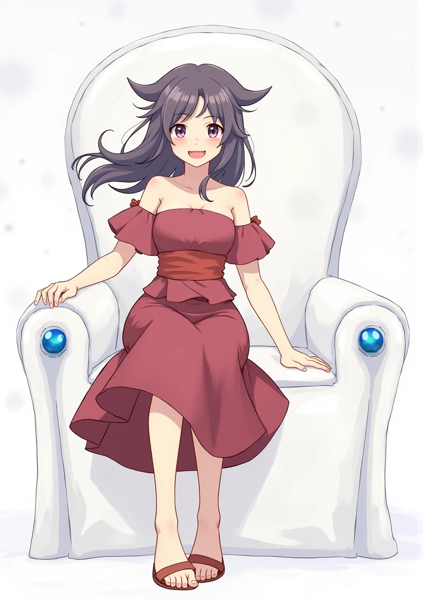 high quality　Gemstones Space Background　Sitting on the throne

