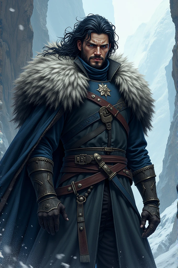 Jon snow in Jojo style