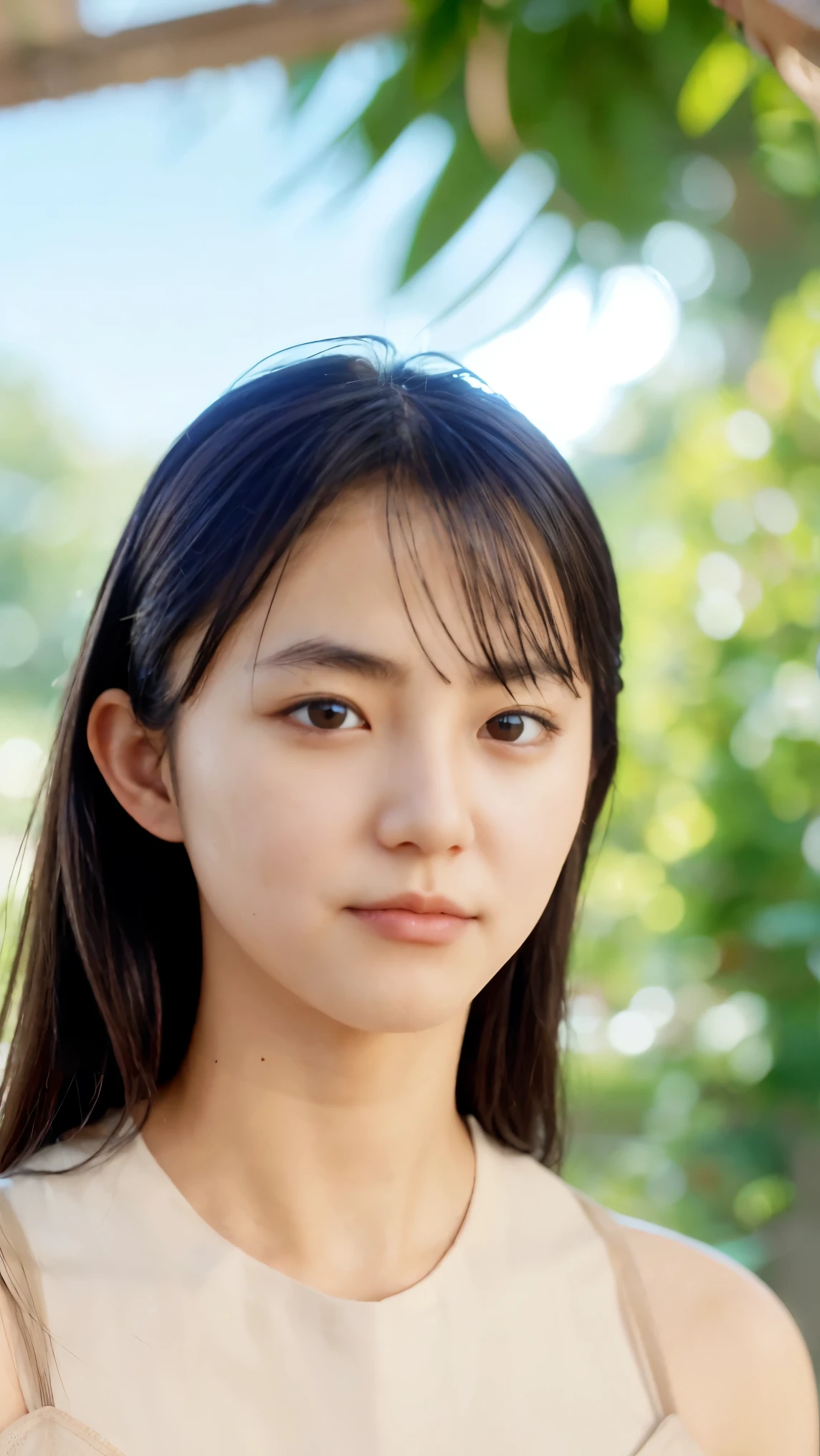 Everything modern:1.66, Cute Japanese Women Photos, smile, 20-year-old, Oil and hair palm for one-length straight hair:1.55, (photo Realistic:1.4), (hyper Realistic:1.4), (Realistic:1.3), (Smoother lighting:1.05), (Improving the quality of cinema lighting:0.9), 32K, 1 girl,20-year-oldの女の子, Realistic lighting, Backlight, The light shines on your face, Ray Tracing, (Bright light:1.2), (Improvement of quality:1.4), (Highest quality Realistic textured skin:1.4), fine grain, Detailed face,(smile:0), (Emphasis on face close-up:1.3), (Enhances the beauty of skin texture:1.1),((Extremely precise and accurate anatomy:1.0)), (Enhances the beauty of skin texture:1.1), Clean and glowing skin, mesh, thin:1.2, (Realistic:1.3), Realisticなライティング, (Smoother lighting:1.05), 32K, One Japanese woman, fine grain, Detailed face, (Film Grain:1.1),(Accentuates body lines:1.1), High resolution, Natural look, Kind eyes, Improves hair quality, Delicate light and shadow, Transparent muscles, Graceful pose, Beautiful Eyes, Sharp details, Soft light reflection, Beautiful contours, Delicate skin tone, Fine hair texture,Cute Japanese Women Photos,