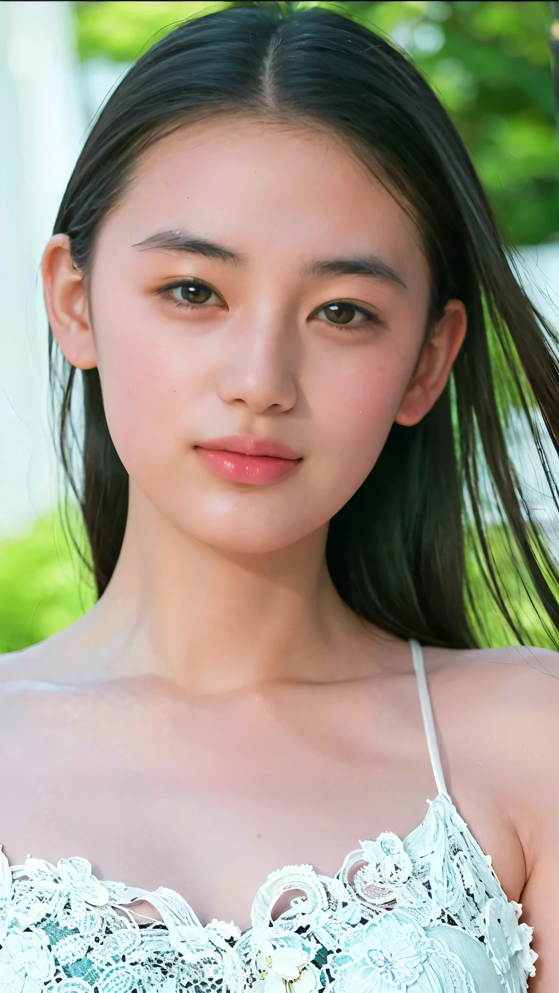 Everything modern:1.66, Cute Japanese Women Photos, smile, 20-year-old, Oil and hair palm for one-length straight hair:1.55, (photo Realistic:1.4), (hyper Realistic:1.4), (Realistic:1.3), (Smoother lighting:1.05), (Improving the quality of cinema lighting:0.9), 32K, 1 girl,20-year-oldの女の子, Realistic lighting, Backlight, The light shines on your face, Ray Tracing, (Bright light:1.2), (Improvement of quality:1.4), (Highest quality Realistic textured skin:1.4), fine grain, Detailed face,(smile:0), (Emphasis on face close-up:1.3), (Enhances the beauty of skin texture:1.1),((Extremely precise and accurate anatomy:1.0)), (Enhances the beauty of skin texture:1.1), Clean and glowing skin, mesh, thin:1.2, (Realistic:1.3), Realisticなライティング, (Smoother lighting:1.05), 32K, One Japanese woman, fine grain, Detailed face, (Film Grain:1.1),(Accentuates body lines:1.1), High resolution, Natural look, Kind eyes, Improves hair quality, Delicate light and shadow, Transparent muscles, Graceful pose, Beautiful Eyes, Sharp details, Soft light reflection, Beautiful contours, Delicate skin tone, Fine hair texture,Cute Japanese Women Photos,