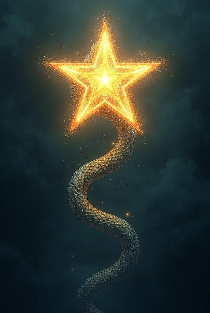 Star in the middle of a snake 