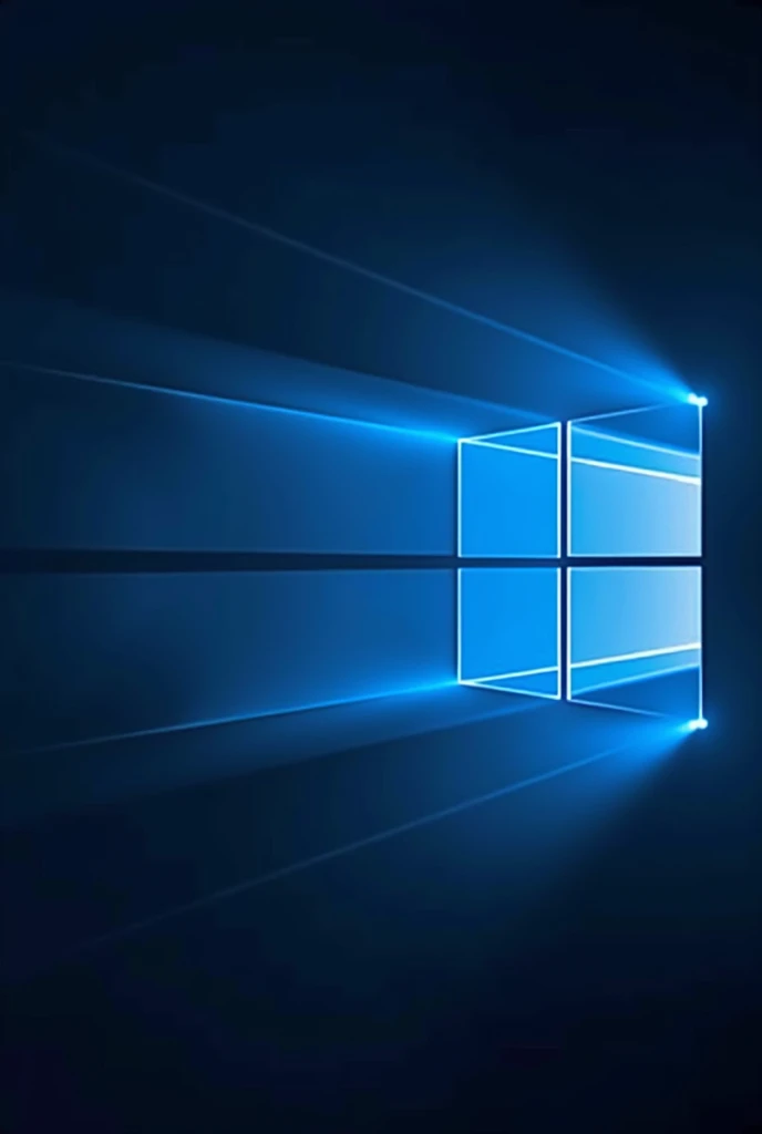 Make me a picture that is of computer cabinets, that have a blue and black gradient background