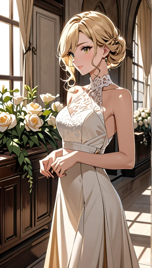 Beautiful and blond, eligant 