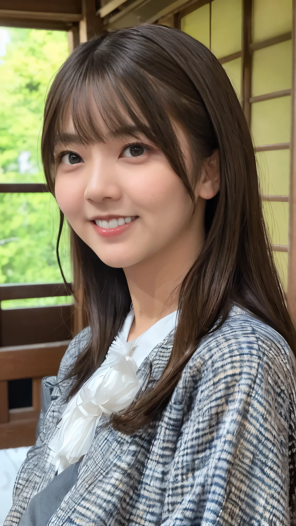 Everything modern:1.66, Cute Japanese Women Photos, smile, 20-year-old, Oil and hair palm for one-length straight hair:1.55, (photo Realistic:1.4), (hyper Realistic:1.4), (Realistic:1.3), (Smoother lighting:1.05), (Improving the quality of cinema lighting:0.9), 32K, 1 girl,20-year-oldの***, Realistic lighting, Backlight, The light shines on your face, Ray Tracing, (Bright light:1.2), (Improvement of quality:1.4), (Highest quality Realistic textured skin:1.4), fine grain, Detailed face,(smile:0), (Emphasis on face close-up:1.3), (Enhances the beauty of skin texture:1.1),((Extremely precise and accurate anatomy:1.0)), (Enhances the beauty of skin texture:1.1), Clean and glowing skin, mesh, thin:1.2, (Realistic:1.3), Realisticなライティング, (Smoother lighting:1.05), 32K, One Japanese woman, fine grain, Detailed face, (Film Grain:1.1),(Accentuates body lines:1.1), High resolution, Natural look, Kind eyes, Improves hair quality, Delicate light and shadow, Transparent muscles, Graceful pose, Beautiful Eyes, Sharp details, Soft light reflection, Beautiful contours, Delicate skin tone, Fine hair texture,Cute Japanese Women Photos,