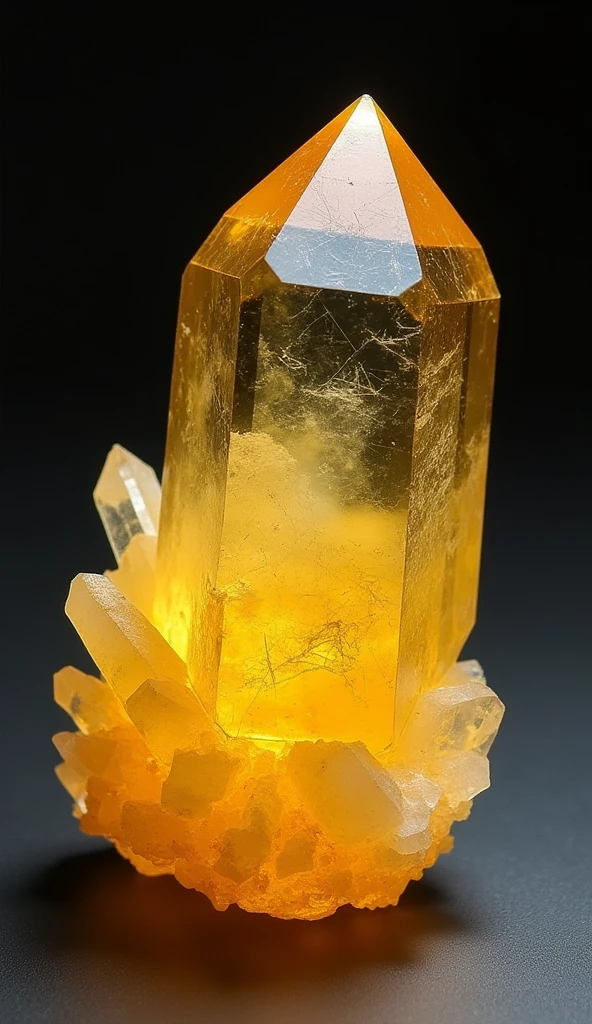neon citrine quartz