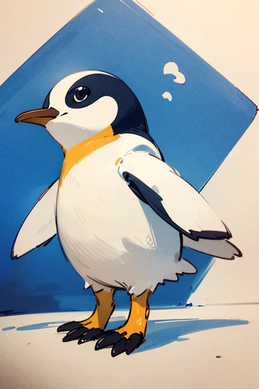 little penguin drawing