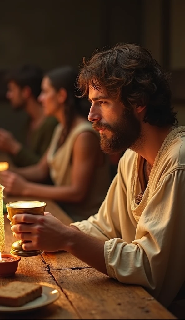 Similarly, Also, He took the cup, after supper, saying: This cup is the New Testament in my blood; do this, every time you drink, in memory of me. For as often as you eat this bread and drink this cup