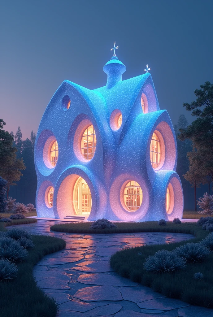 Make a house that shines Let it shine with rays of light