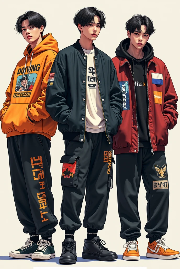 Could you give me BTS clothing designs?
