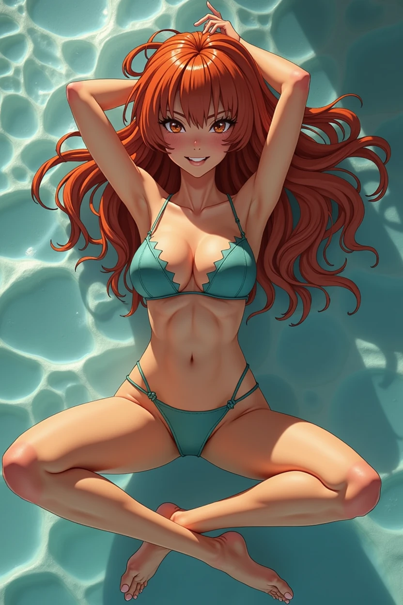 Nami with her legs spread