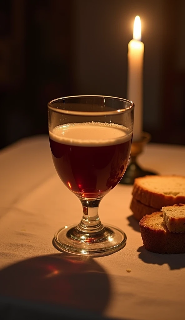 Make a picture of Jesus' last supper, Similarly, Also, He took the cup, after supper, saying: This cup is the New Testament in my blood; do this, every time you drink, in memory of me. For as often as you eat this bread and drink this cup