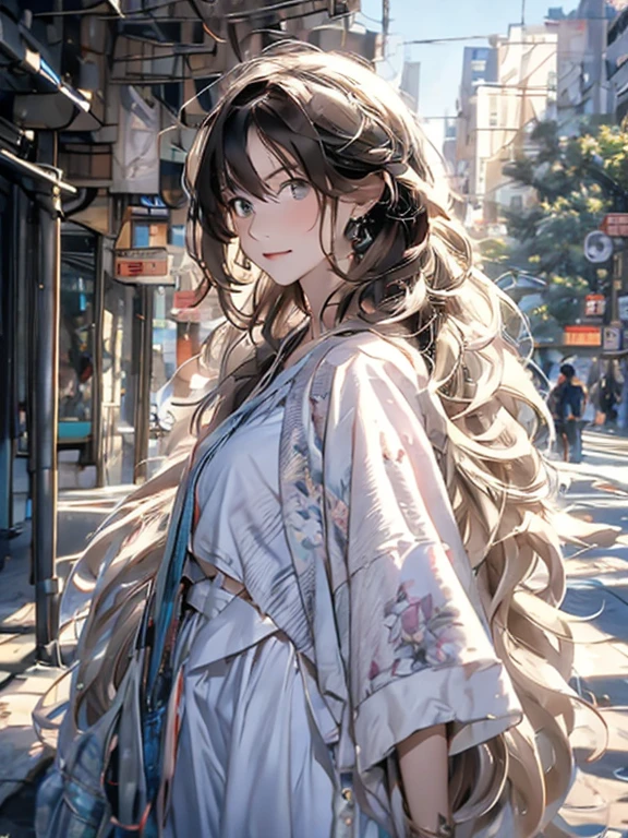 Photo of a beautiful woman standing on a street corner, Perfect model figure, Fashion pants styles, Colorful purple shirt, sunglasses, Very stylish, with influence of Jeremy Mann, Jeremy Mann, style of Jeremy Mann, Jeremy Mann painting, Jeremy Mann art, Ron Hicks, Lipke, Jeremy Mann and alphonse mucha, Works that influenced Edmund Blampid, Robert Lenkiewicz, Casey Baugh 和 James Jean, Works that influenced William Kalff, nick alm, tumbler, Figurative Art, Intense watercolor painting, Watercolor Detail Art, Beautiful and expressive paintings, Beautiful artistic illustration, wonderful, Cruel beauty, masterpiece, best quality, official art, perfect composition, Perfect angle, Best Shot, Perfect Theme, Women only, Clear outline, Romantic, Moody, Very beautiful and detailed eyes, Beautiful and delicate eyes, Ideal animation, sentimental, New York 25th Street, close