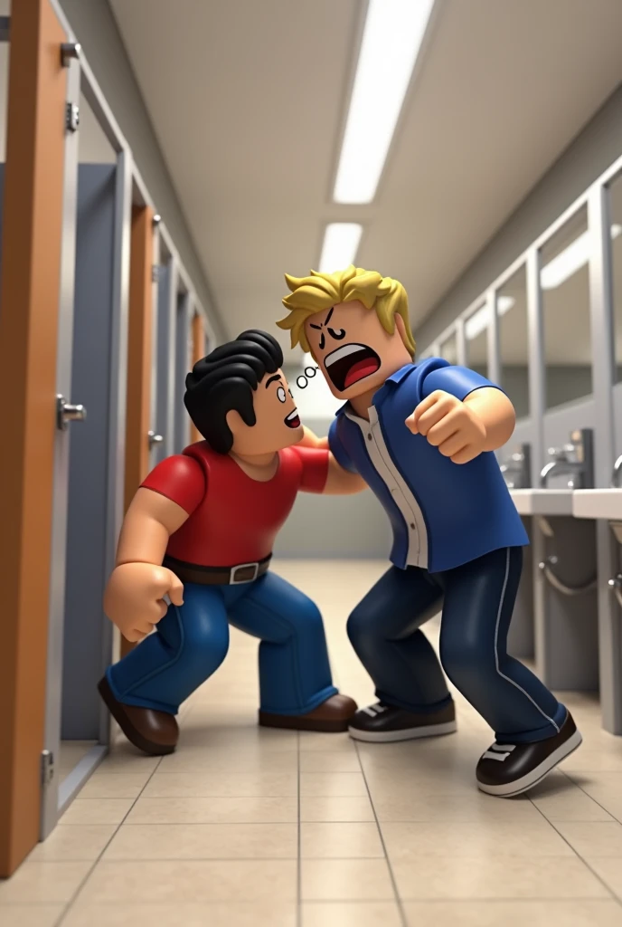 I&#39;d like to see youtuber ishowspeed getting punched in the face in a school bathroom in Roblox style