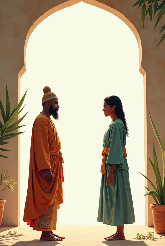 Give me an image with the concept of encounter cultures, that is easy to do