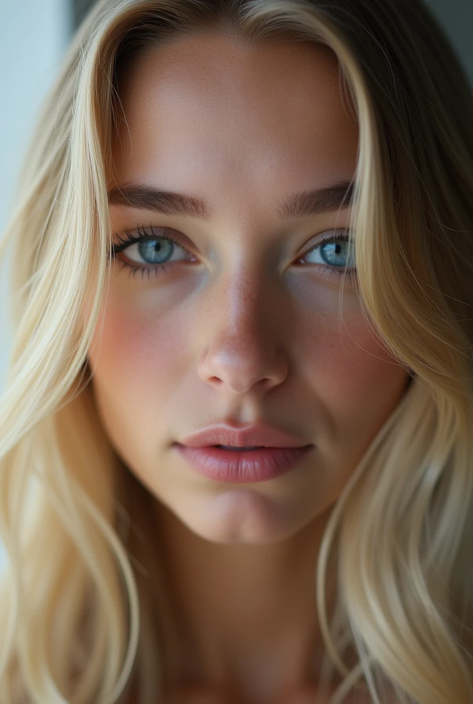 full body,neons,16 k,Full HD, Blue Eyes, beautiful eyes, extremely detailed eyes and face, Beautiful detailed eyes, Ultra-detailed, light on the face, with long blond hair, Blonde hair, Slim Body, Fair skin, a 18 year old girl, realistic photography, ultra realistic