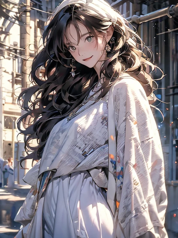 Photo of a beautiful woman standing on a street corner, Perfect model figure, Fashion pants styles, Colorful purple shirt, sunglasses, Very stylish, with influence of Jeremy Mann, Jeremy Mann, style of Jeremy Mann, Jeremy Mann painting, Jeremy Mann art, Ron Hicks, Lipke, Jeremy Mann and alphonse mucha, Works that influenced Edmund Blampid, Robert Lenkiewicz, Works that influenced William Kalff, nick alm, tumbler, Figurative Art, Intense watercolor painting, Watercolor Detail Art, Beautiful and expressive paintings, Beautiful artistic illustration, wonderful, Cruel beauty, masterpiece, best quality, official art, perfect composition, Perfect angle, Best Shot, Perfect Theme, Women only, ((long Hair, Curly Hair, Forehead, Forehead, Forehead, Forehead)), Clear outline, Romantic, Moody, Very beautiful and detailed eyes, Beautiful and delicate eyes, Ideal animation, sentimental, New York 25th Street, close