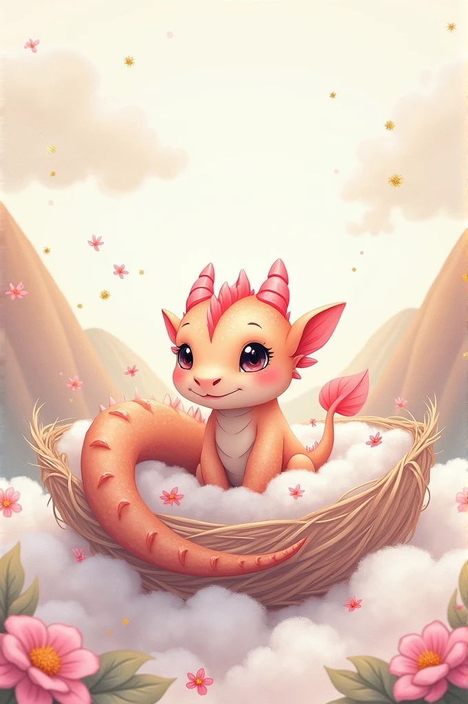 Create a dragon-themed baby shower invitation for a girl named MEREDITH DAENERYS