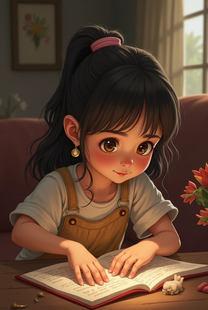 Batang babae na tumulong sa paghahanap ng nawawalang singsing ni lola