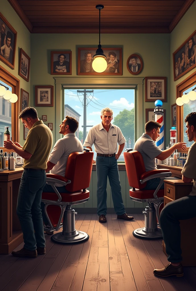 The Gaton barber shop