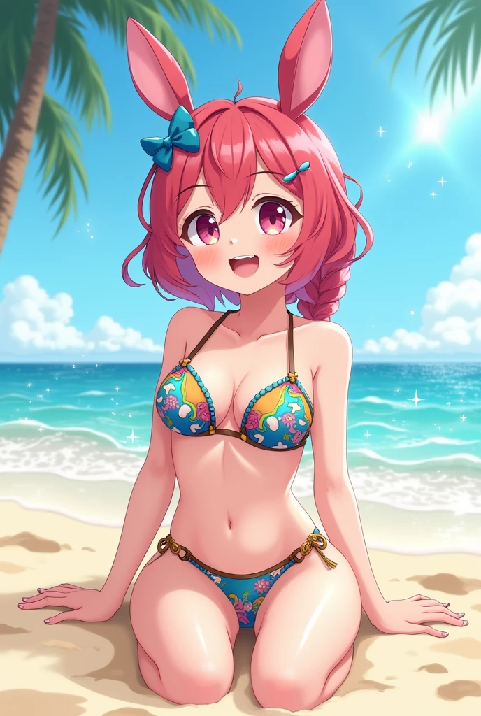 Emikukus in a bikini

