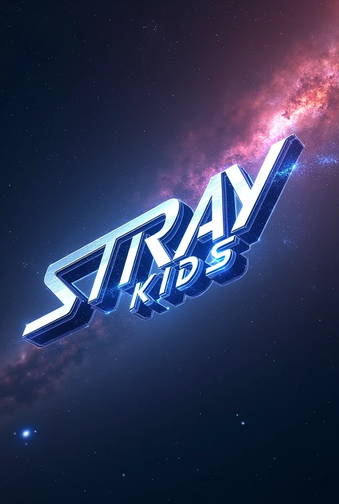 STRAY KIDS logo in space